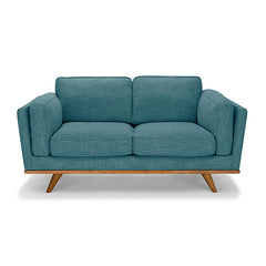 3+2 Seater Sofa Teal Fabric Lounge Set for Living Room Couch with Wooden Frame.