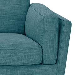 3+2 Seater Sofa Teal Fabric Lounge Set for Living Room Couch with Wooden Frame.