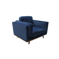 3+2+1 Seater Sofa BlueFabric Lounge Set for Living Room Couch with Wooden Frame.
