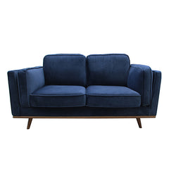 3+2+1 Seater Sofa BlueFabric Lounge Set for Living Room Couch with Wooden Frame.