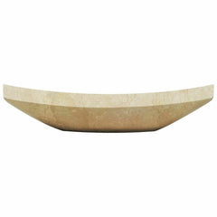 2021 Hand Crafted Marble Nature stone wash basin Herm??s Cream 500*350*120 mm