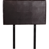 PU Leather Single Bed Headboard Bedhead - Brown