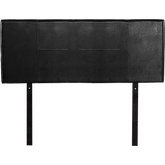 PU Leather Double Bed Headboard Bedhead - Black