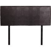 PU Leather Double Bed Headboard Bedhead - Brown