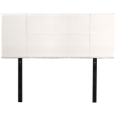PU Leather Double Bed Headboard Bedhead - White