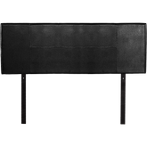 PU Leather Queen Bed Headboard Bedhead - Black