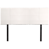 PU Leather Queen Bed Headboard Bedhead - White