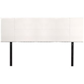 PU Leather King Bed Headboard Bedhead - White
