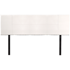 PU Leather King Bed Headboard Bedhead - White