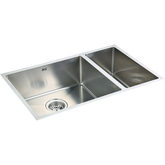 715x440mm Handmade Stainless Steel Undermount / Topmount Kitchen Sink with Waste