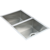770x450mm Handmade Stainless Steel Undermount / Topmount Kitchen Sink with Waste