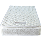 PALERMO Single Luxury Latex Pillow Top Topper Spring Mattress.