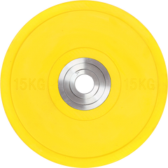 15KG PRO Olympic Rubber Bumper Weight Plate