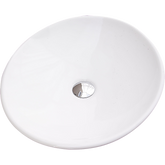 Bathroom Ceramic Oval Above Countertop Basin for Vanity