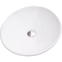 Bathroom Ceramic Oval Above Countertop Basin for Vanity