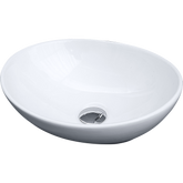 Above Counter Bathroom Vanity Oval Ceramic Basin