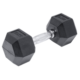 10KG Commercial Rubber Hex Dumbbell Gym Weight