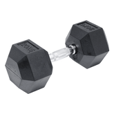20KG Commercial Rubber Hex Dumbbell Gym Weight