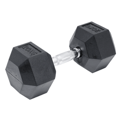 20KG Commercial Rubber Hex Dumbbell Gym Weight