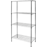 Modular Chrome Wire Storage Shelf 900 x 450 x 1800 Steel Shelving