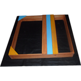 Wooden Kids Backyard Sandbox Children Outdoor Play Toy Sandpit