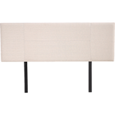 Linen Fabric Queen Bed Headboard Bedhead - Beige