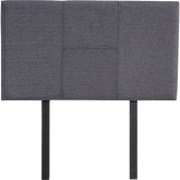 Linen Fabric Single Bed Headboard Bedhead - Grey