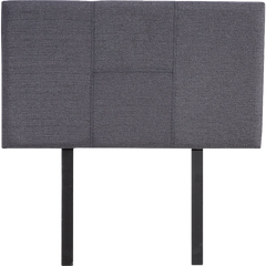 Linen Fabric Single Bed Headboard Bedhead - Grey