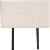 Linen Fabric Single Bed Headboard Bedhead - Beige
