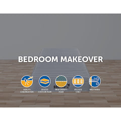 Palermo Contour 20cm Encased Coil King Single Mattress CertiPUR-US Certified Foam