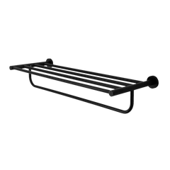 Classic Towel Bar Rail Bathroom Electroplated Matte Black Finish