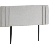 Linen Fabric Queen Bed Deluxe Headboard Bedhead - Beige