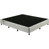 Palermo King Ensemble Bed Base Platinum Light Grey Linen Fabric