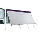 3.7m Caravan Privacy Screen Side Sunscreen Sun Shade for 13' Roll Out Awning