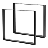 Square Shaped Table Bench Desk Legs Retro Industrial Design Fully Welded