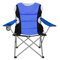 2x Folding Camping Arm Chairs Portable Outdoor Garden Fishing Tourer