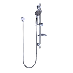 Hand Held Shower Rail Soap Dish Bathroom Set