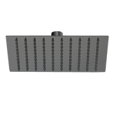 200mm Shower Head Square 304SS Electroplated Matte Black Finish
