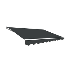 Motorised Outdoor Folding Arm Awning Retractable Sunshade Canopy Grey 5.0m x 2.5m