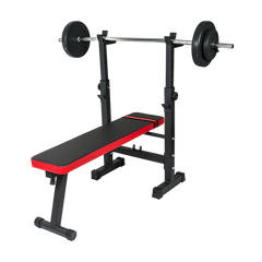 Folding Flat Weight Lifting Bench Body Workout Exercise Machine Home Fitness