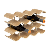 Wooden Wave Wine Rack/Creative Home Grape Wine Holder Shelf Cabinet/Bottle Rack