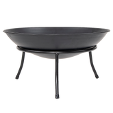 Cast Iron Fire Bowl Traditional Log Fire Pit Outdoor Heating Camp Site Barbecue