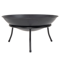 Cast Iron Fire Bowl Traditional Log Fire Pit Outdoor Heating Camp Site Barbecue