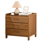 Bamboo Bedside Table Nightstand Storage Bedroom Sofa Side Stand