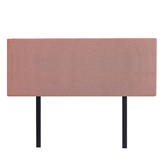 Linen Fabric Double Bed Deluxe Headboard Bedhead - Pearl Copper Brown