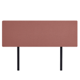 Linen Fabric King Bed Deluxe Headboard Bedhead - Pearl Copper Brown