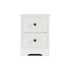 Margaux White Coastal Style Bedside Table