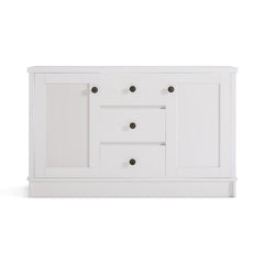 Margaux White Coastal Style Sideboard Buffet Unit
