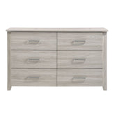 White 6 Chest of Drawers Bedroom Cabinet Storage Tallboy Dresser