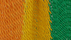 Mayan Legacy Extra Large Outdoor Cotton Mexican Hammock Chair in Rainbow Colour